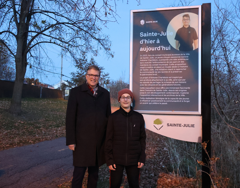 Conseil municipal jeunesse : le musée d’histoire d’Antoine Charlebois réalisé dans le parc Armand-Frappier