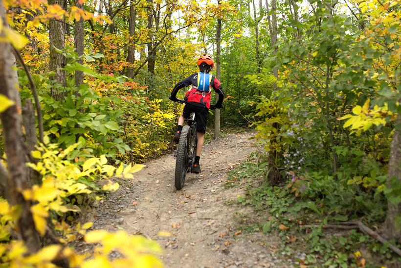 Ouverture de  la piste de vélo de montagne