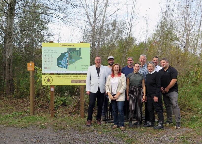 Le parc des Étangs-Antoine-Charlebois affiche ses nouvelles couleurs